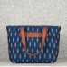 Ikat Jet Blue Tote Bag