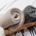 5 Pairs Men Winter Thicken Warm Woolen Socks Home Comfy Plus Velvet Solid Color Tube Socks
